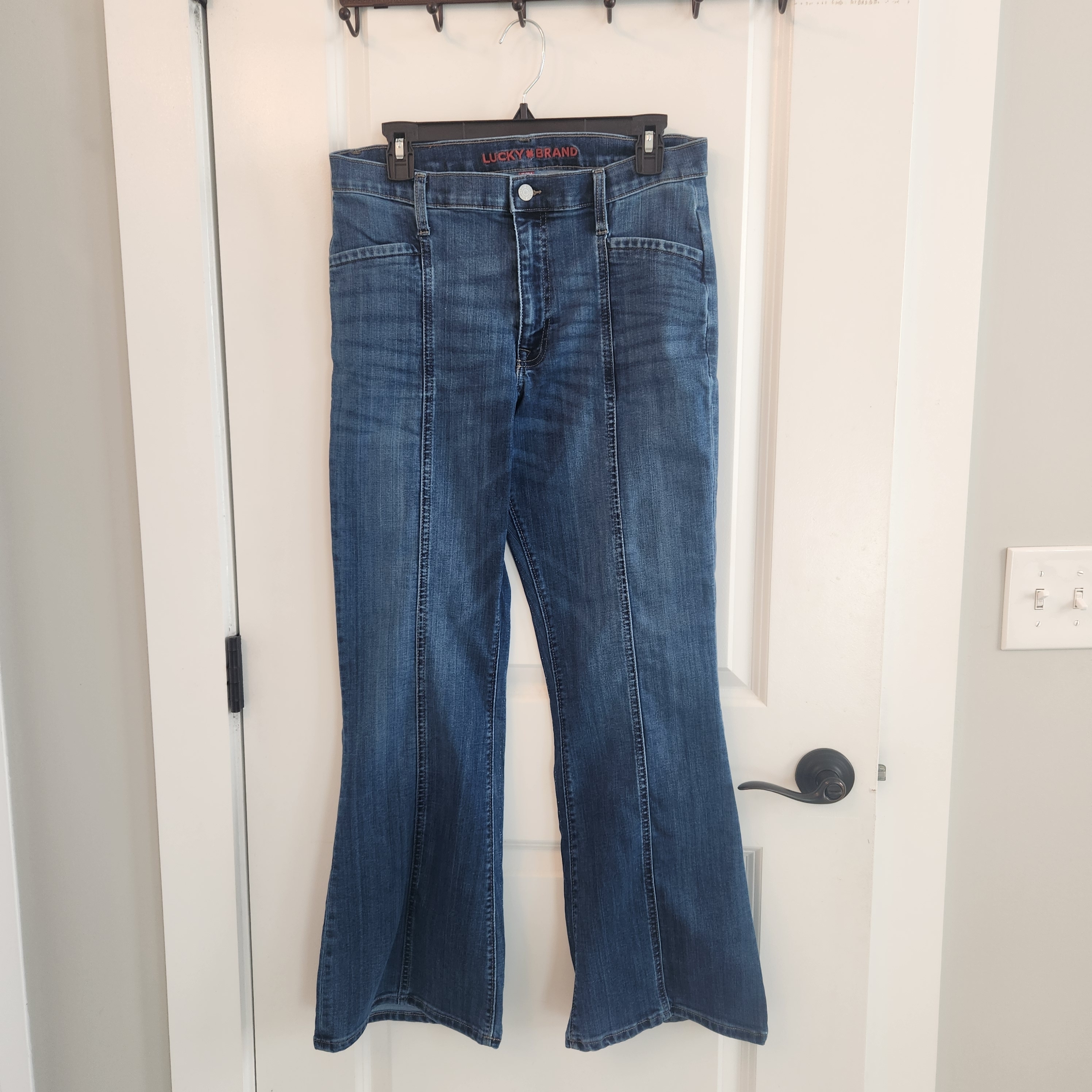 Lucky Brand Womens Indigo Flare Jeans